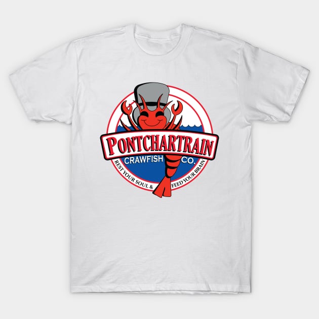 Pontchartrain Crawfish T-Shirt by wearethemetrons